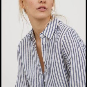 Vertical Striped Blouse